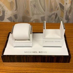 MICHAEL KORS 4 Piece Watch / Bracelet Display Stands and Base